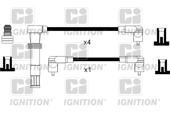 QUINTON HAZELL Комплект проводов зажигания XC1028